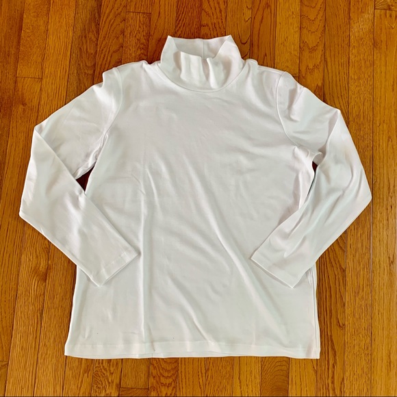 NWT Coldwater Creek White Turtleneck Sz PM - Picture 7 of 14